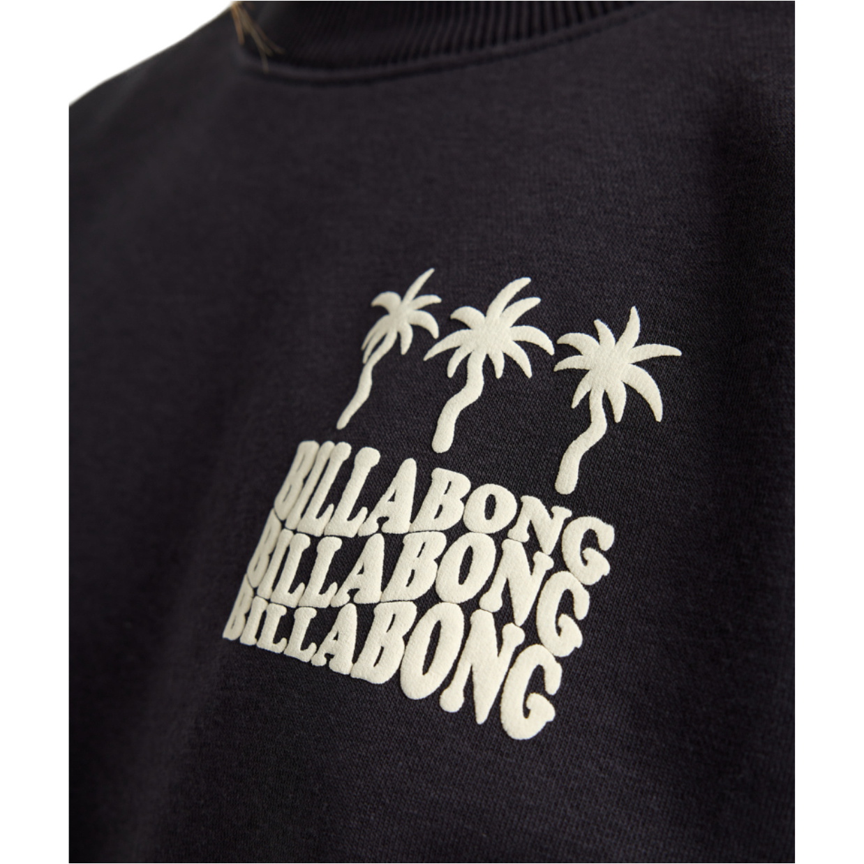2025 Billabong Femmes Arbre Généalogique Crew Fleece EBJSF00191 - Black Pebble